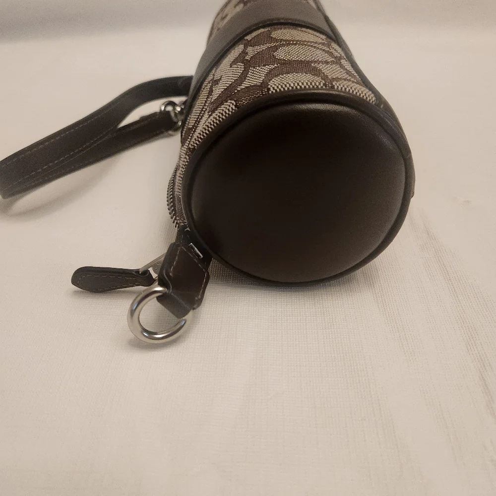 Coach Brown and Tan Wristlet - Picture 6 of 7